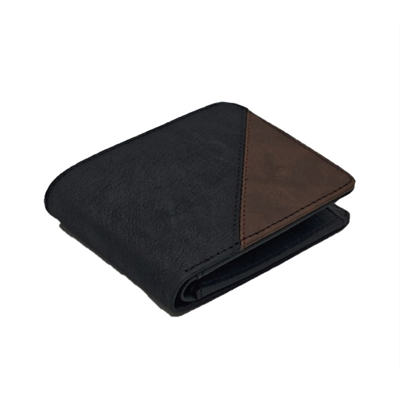 Cartera plegable de Pu para hombre