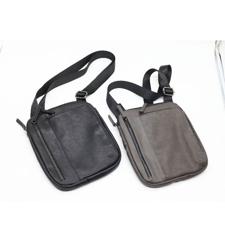 Bolso de hombro para hombre de diseño casual de cuero PU