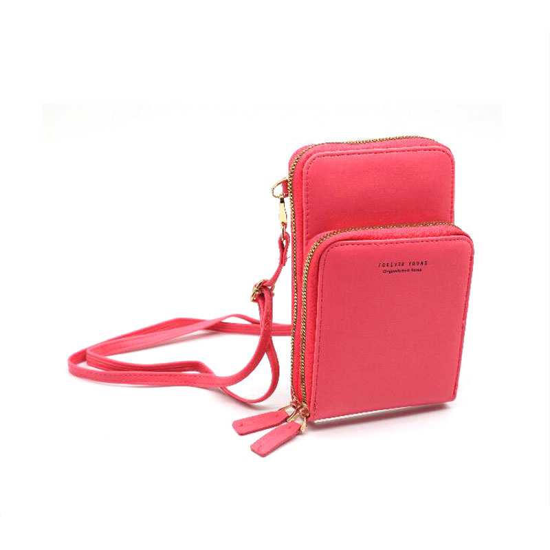 Bolso para teléfono de PU Bolso de hombro para mujer