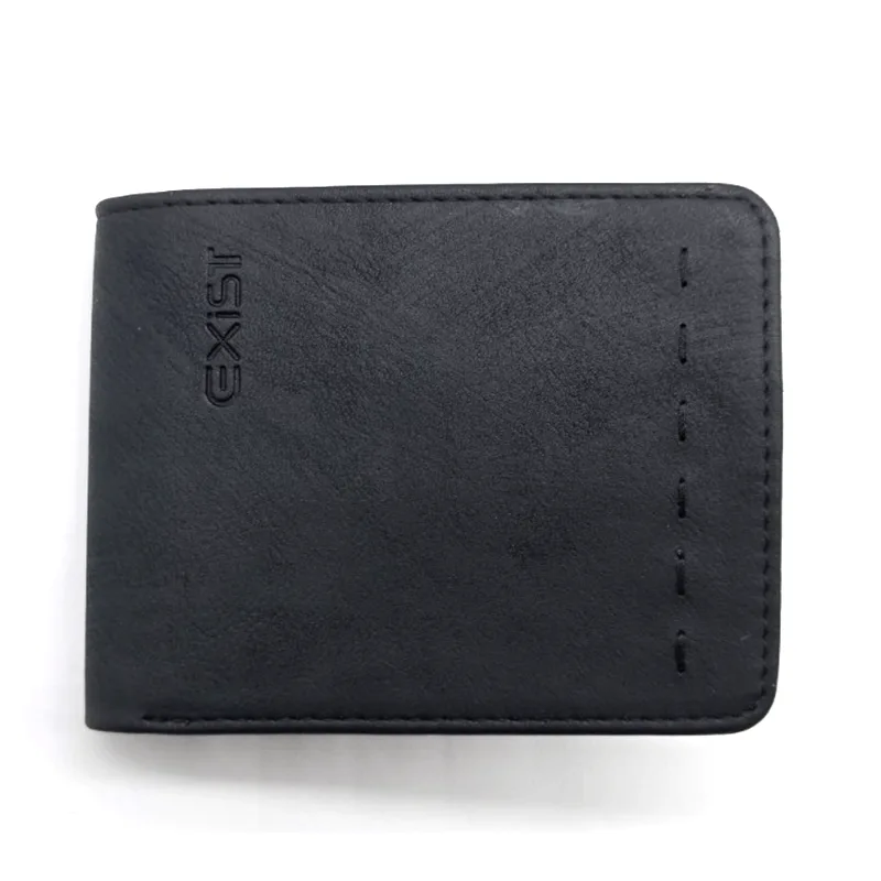 Diseño simple con logotipo grabadas en billeteras para hombres